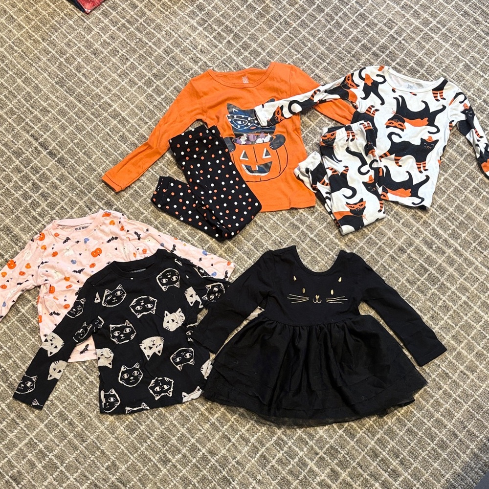 Halloween Toddler Girl Lot, Size 2T and 18-24 months